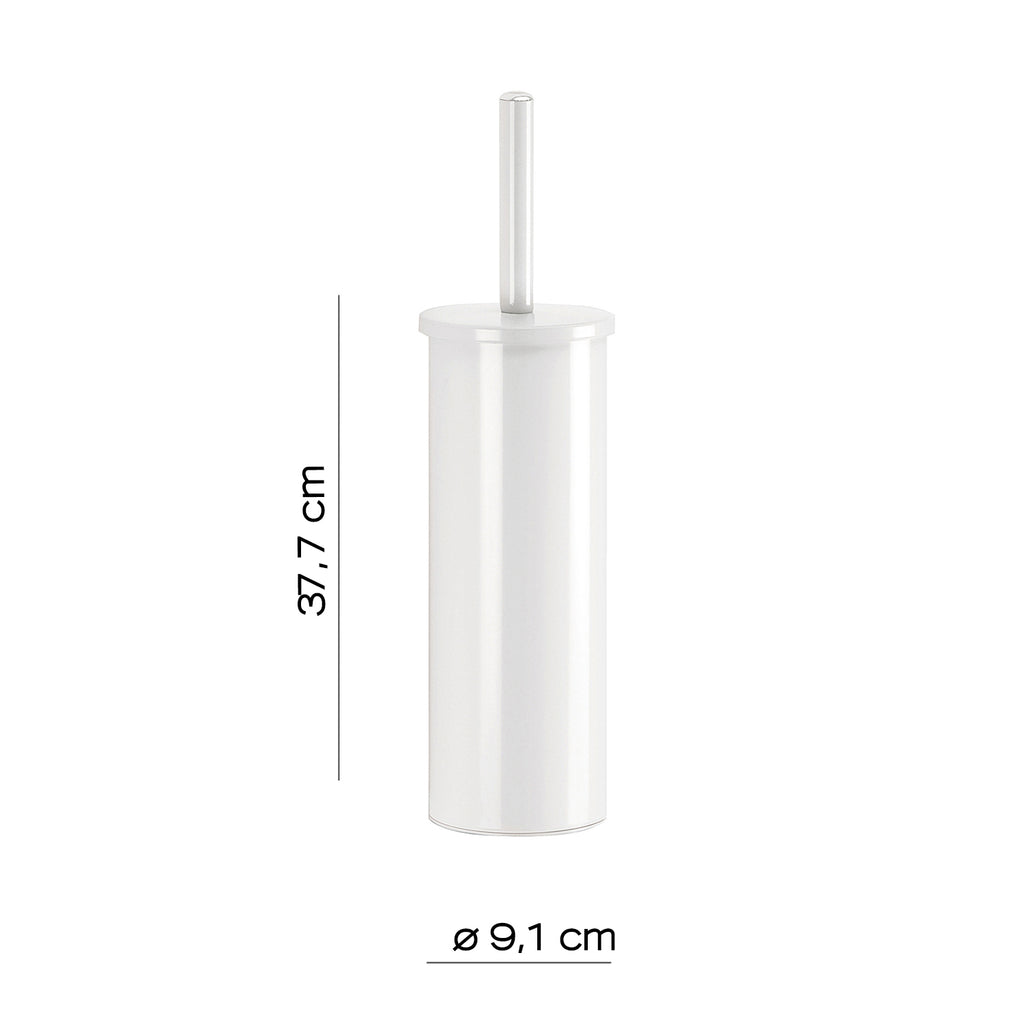 Scopino da appoggio modello Flip di Gedy in Acciaio Inox - Bianco