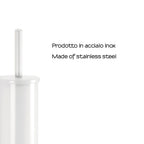 Scopino da appoggio modello Flip di Gedy in Acciaio Inox - Bianco