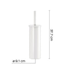 Scopino da appoggio modello Flip di Gedy in Acciaio Inox - Bianco Matt