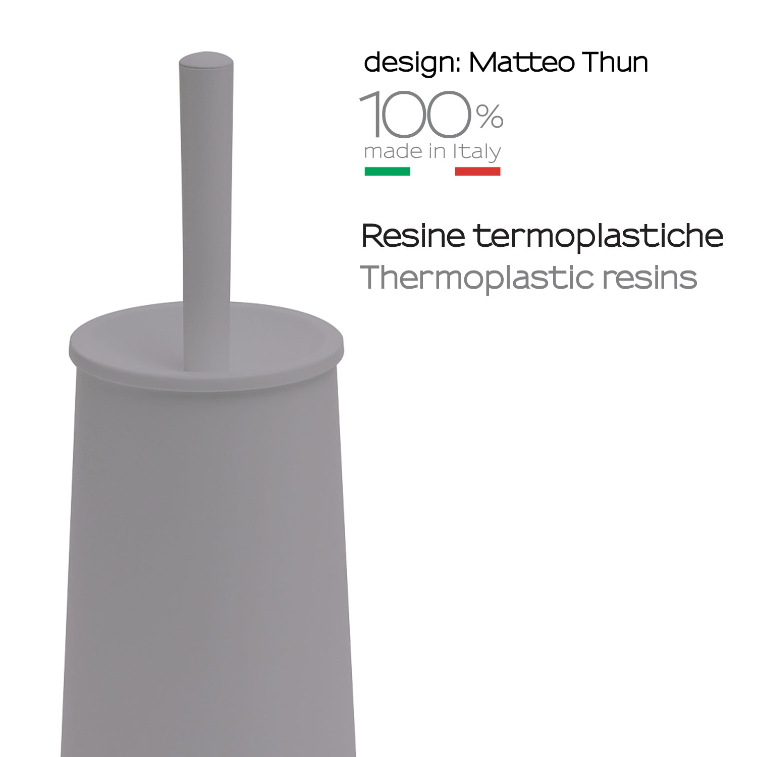 Scopino da appoggio di Gedy modello Oscar - Grigio