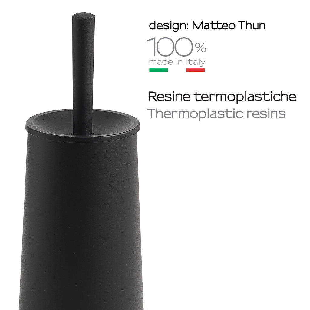 Scopino da appoggio di Gedy modello Oscar - Nero Matt