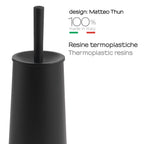 Scopino da appoggio di Gedy modello Oscar - Nero Matt