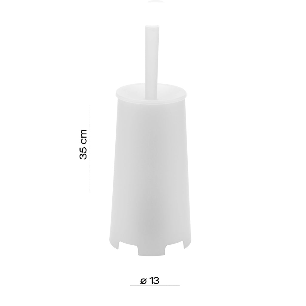 Scopino da appoggio di Gedy modello Oscar - Bianco Opalino