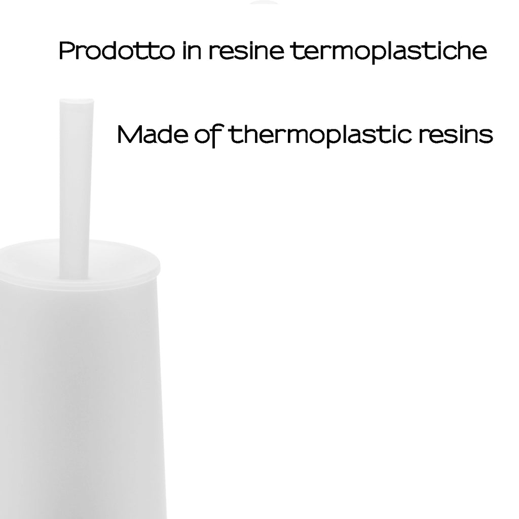 Scopino da appoggio di Gedy modello Oscar - Bianco Opalino