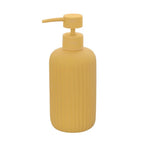 Dispenser sapone in ceramica soft touch BathCore serie Prisma - Giallo