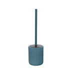Portascopino in ceramica soft touch BathCore serie Prisma - Blu pastello