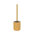 Portascopino in ceramica soft touch BathCore serie Prisma - Giallo