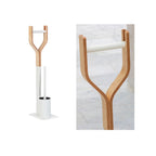 Piantana per il bagno 'Oslo' by Cipi porta rotolo e porta scopino - cm 15x20x67