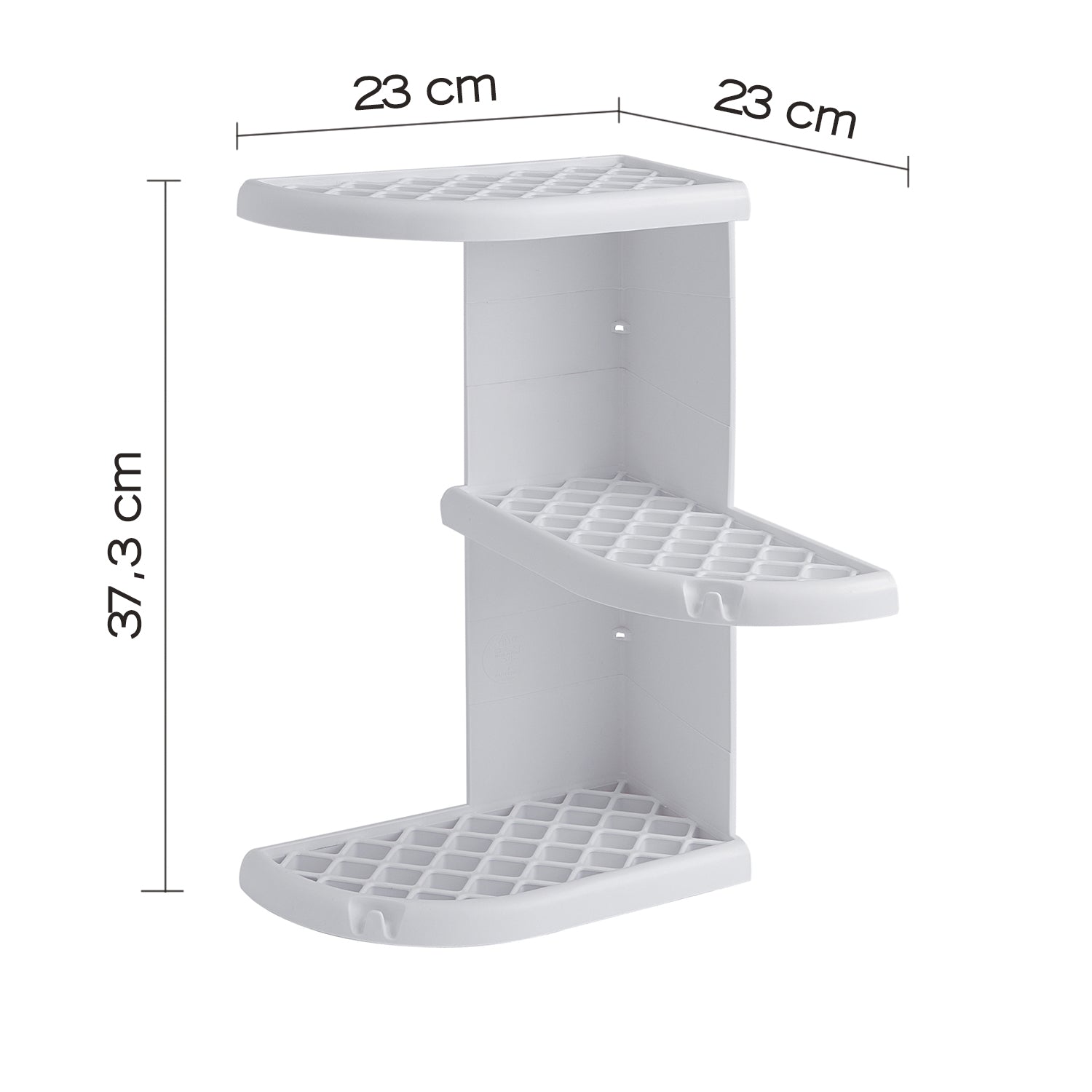 Portaoggetti doccia angolare modello Oscar di Gedy - Bianco