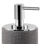 Dosasapone in resina con erogatore Gedy serie Petra - Grigio