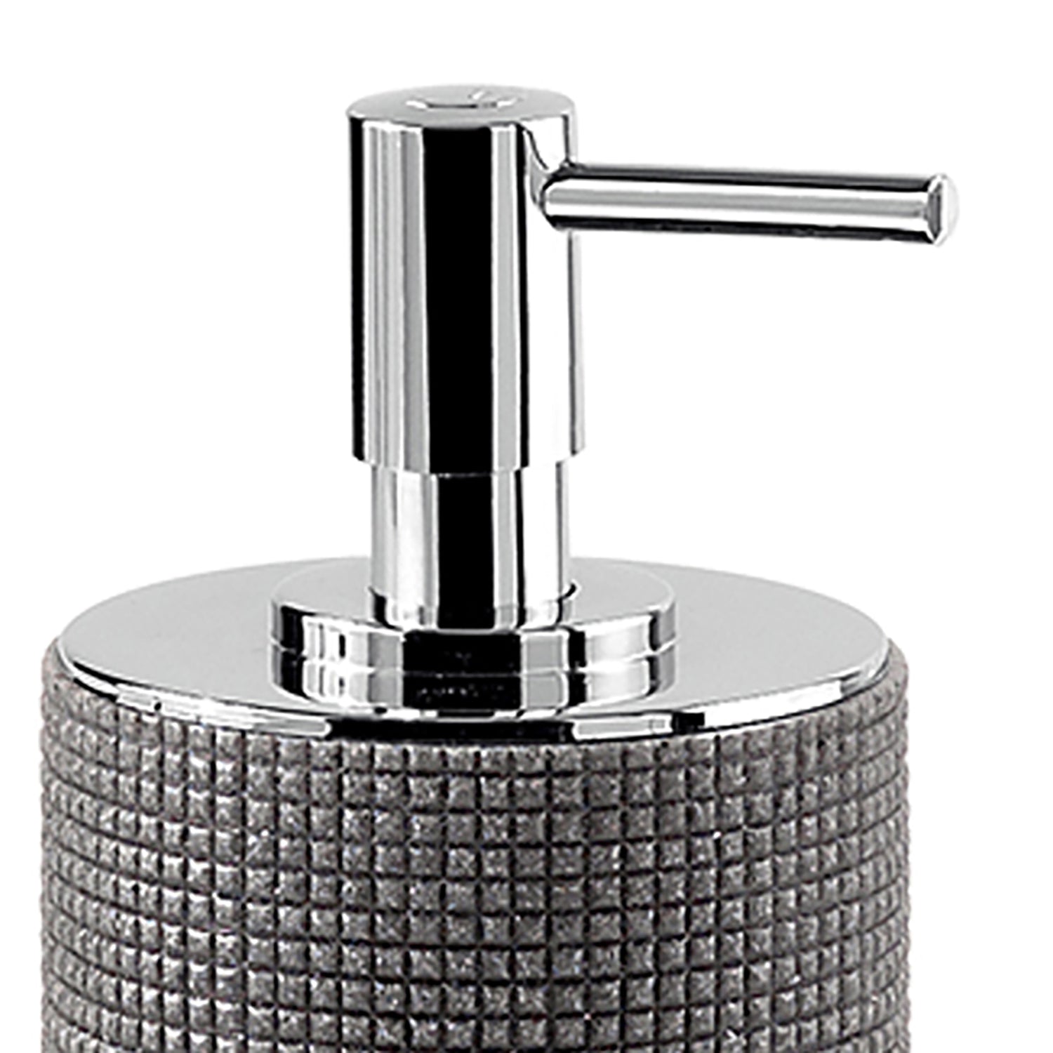 Dosasapone in resina con erogatore Gedy serie Petra - Grigio