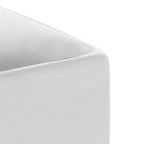 Portaspazzolini in ceramica Gedy serie Verbena - Bianco