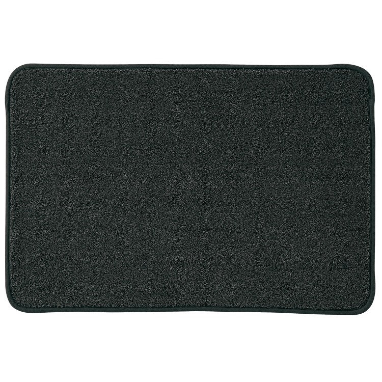Tappeto in microfibra con base antiscivolo BathCore serie Prisma - Nero