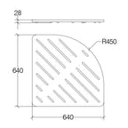 Pedana doccia angolare in multistrato marino Lineabeta Atlantica