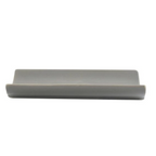 Porta Sapone in ceramica di colore grigio  collezione Athena.