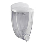 Distributore sapone a parete Gedy modello Torpedo da 300 ml - Bianco