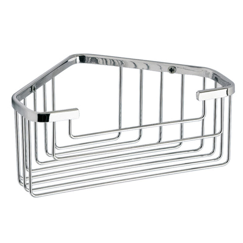 Portaoggetti doccia angolare modello Augustus di Gedy - Cromato