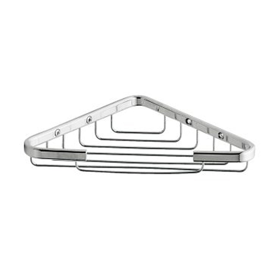 Portaoggetti doccia angolare modello Augustus di Gedy - Cromato