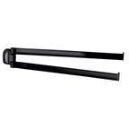 Porta asciugamani a snodo in Acciaio Inox Gedy serie Stelvio - Nero Matt