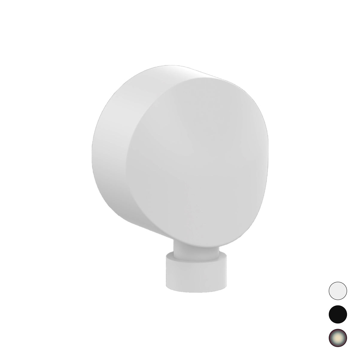 Presa acqua tonda piatta Ã¸ 54 mm Remer - Nichel Spazzolato Opaco