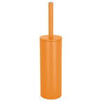 Scopino Wc con supporto in acciaio modello Akira - Arancione opaco