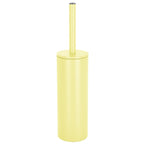 Scopino Wc con supporto in acciaio modello Akira - Giallo opaco