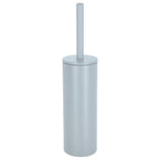 Scopino Wc con supporto in acciaio modello Akira - Blu ghiaccio opaco