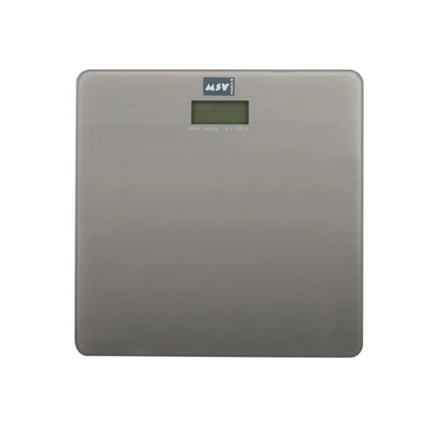 Bilancia pesapersone 29x29cm in vetro tortora collezione DIANA