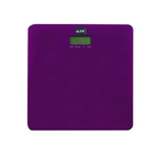 Bilancia pesapersone 29x29cm in vetro viola collezione DIANA