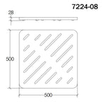 Pedana doccia quadrata in multistrato marino cm 50x50 di Lineabeta