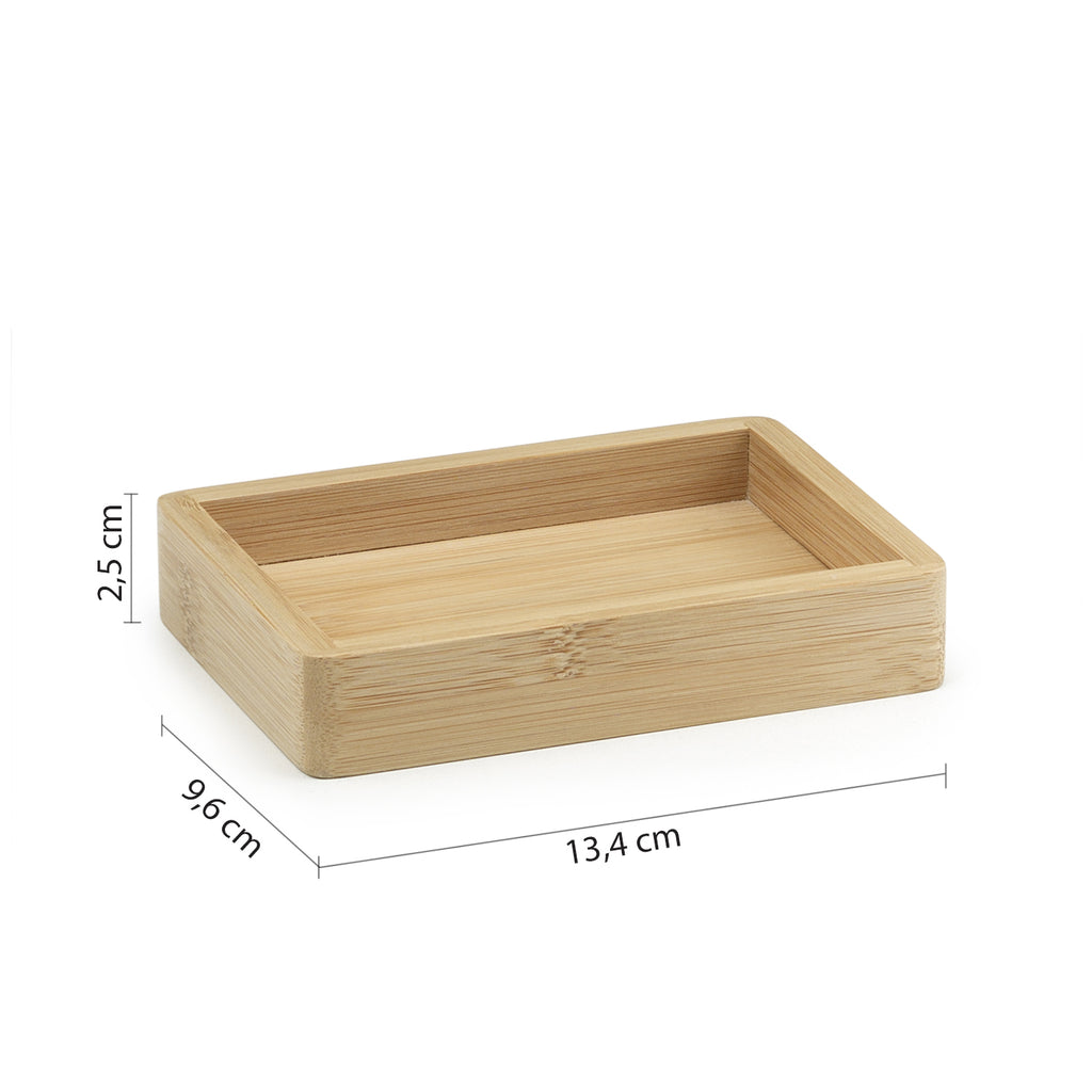 Portasapone in bambÃ¹ Gedy serie Bonnie - Naturale