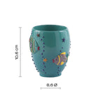 Portaspazzolini Gedy serie Dori - Turchese