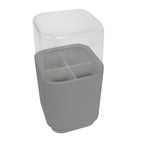 Porta testine per spazzolino elettrico da appoggio Gedy serie Seventy - Grigio