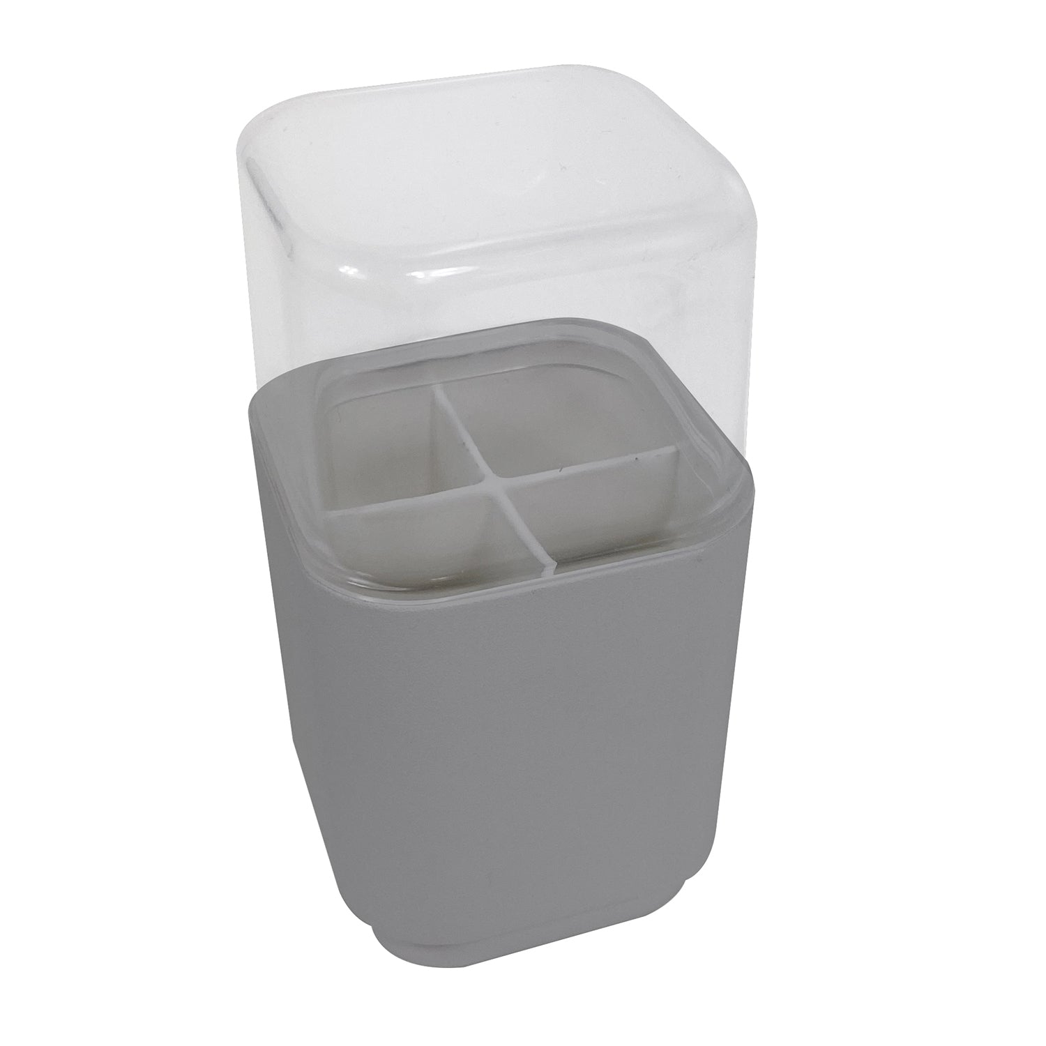 Porta testine per spazzolino elettrico da appoggio Gedy serie Seventy - Grigio