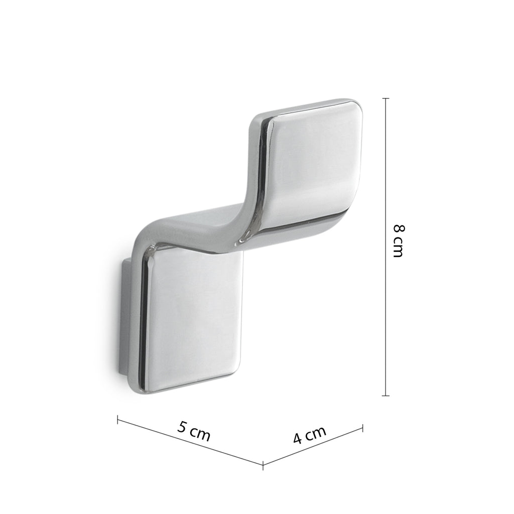 Appendiabiti a parete in Ottone e Acciaio AISI 304 Gedy serie Il Giglio - Cromato