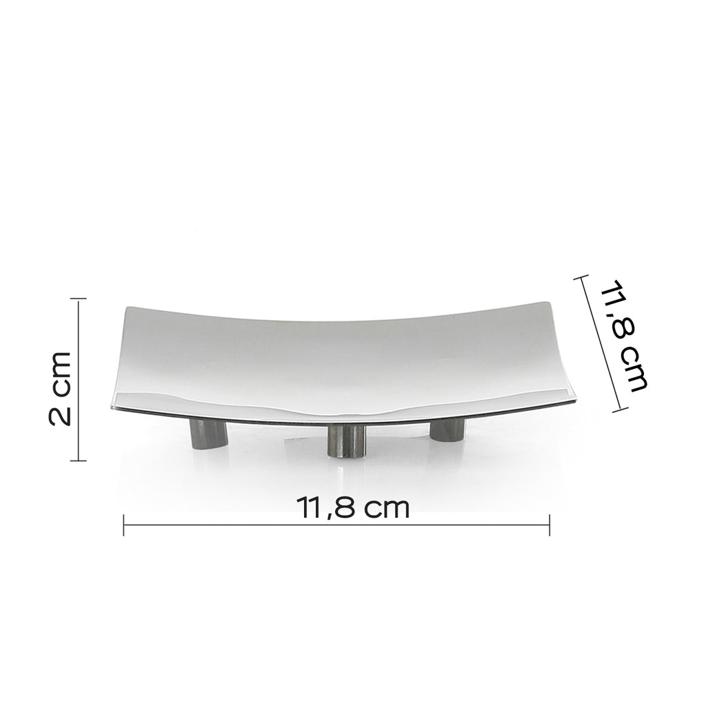 Portasapone in Acciaio Inox Gedy serie Nemesia - Lucido