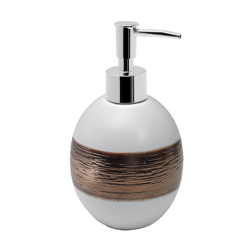 Dosasapone in ceramica Gedy serie Alexia - Bianco