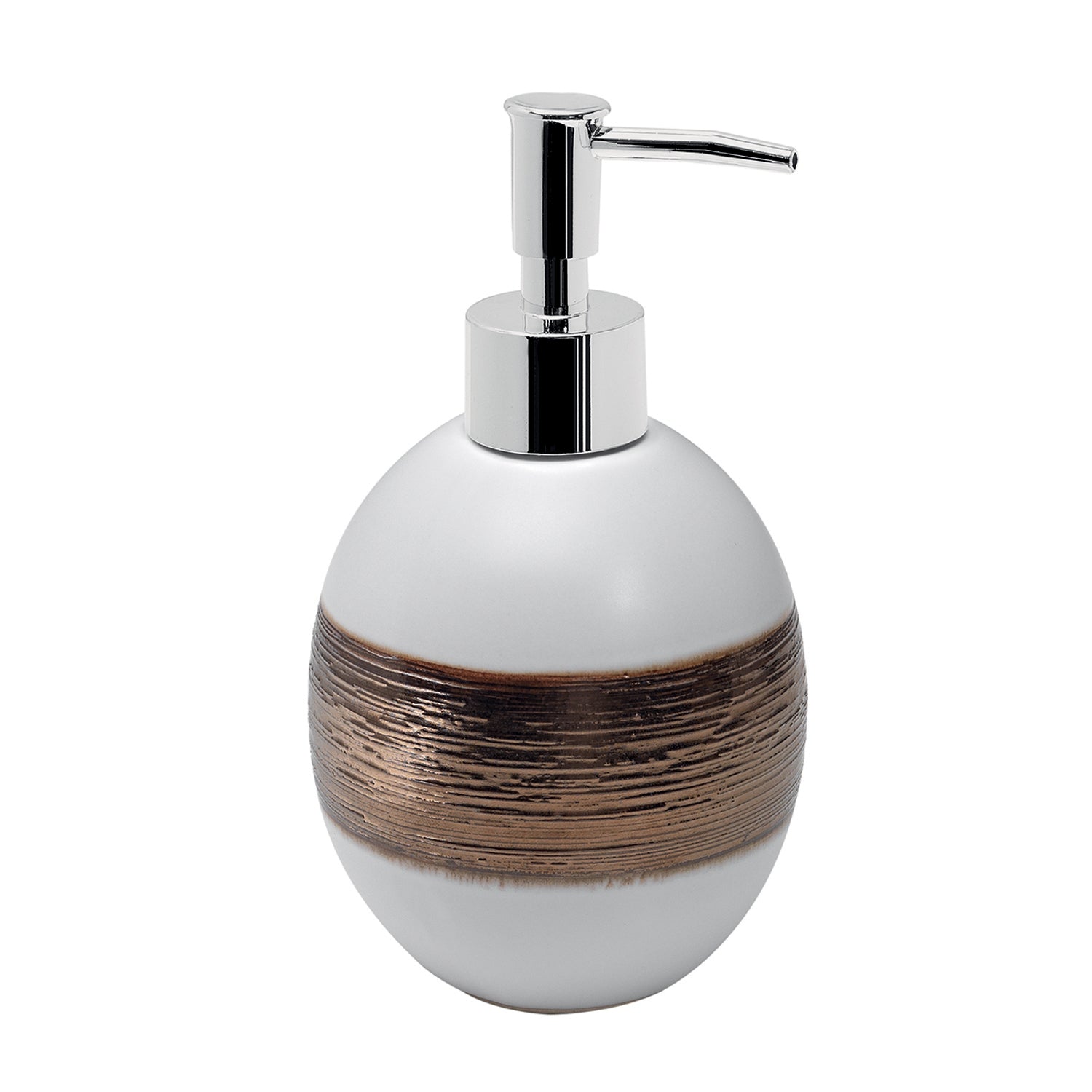 Dosasapone in ceramica Gedy serie Alexia - Bianco