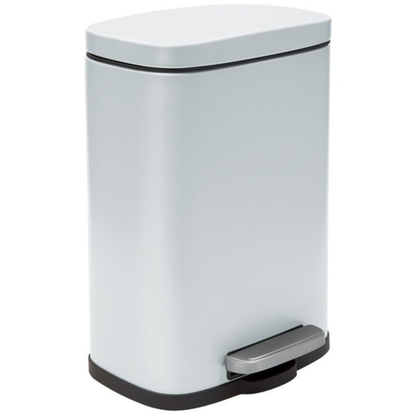 Pattumiera a pedale modello Akira in acciaio capienza 5 litri colore bianco opaco