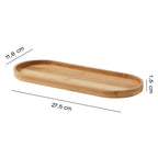 Vassoio portaoggetti da appoggio Gedy serie Thea - Naturale