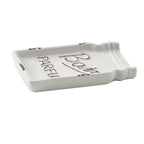 Portasapone in ceramica Gedy serie Catherine - Bianco