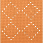 Cuscino da bagno per vasca in PVC modello Alaska colore arancione