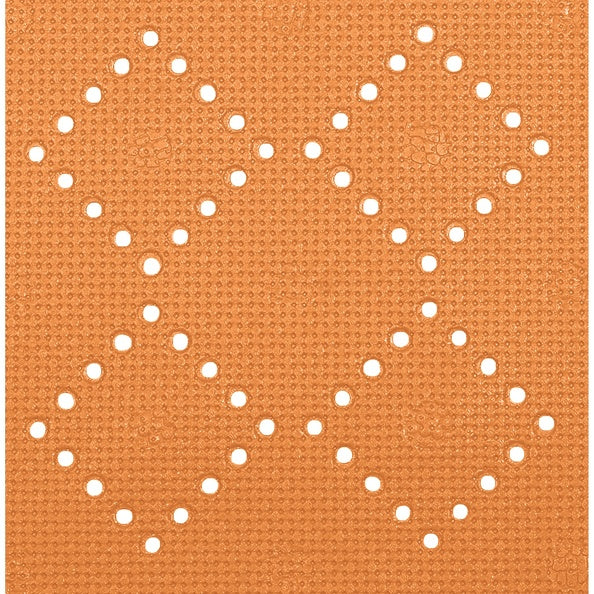 Cuscino da bagno per vasca in PVC modello Alaska colore arancione