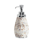 Dispenser sapone in ceramica e madreperla Gedy serie Marina - Crema