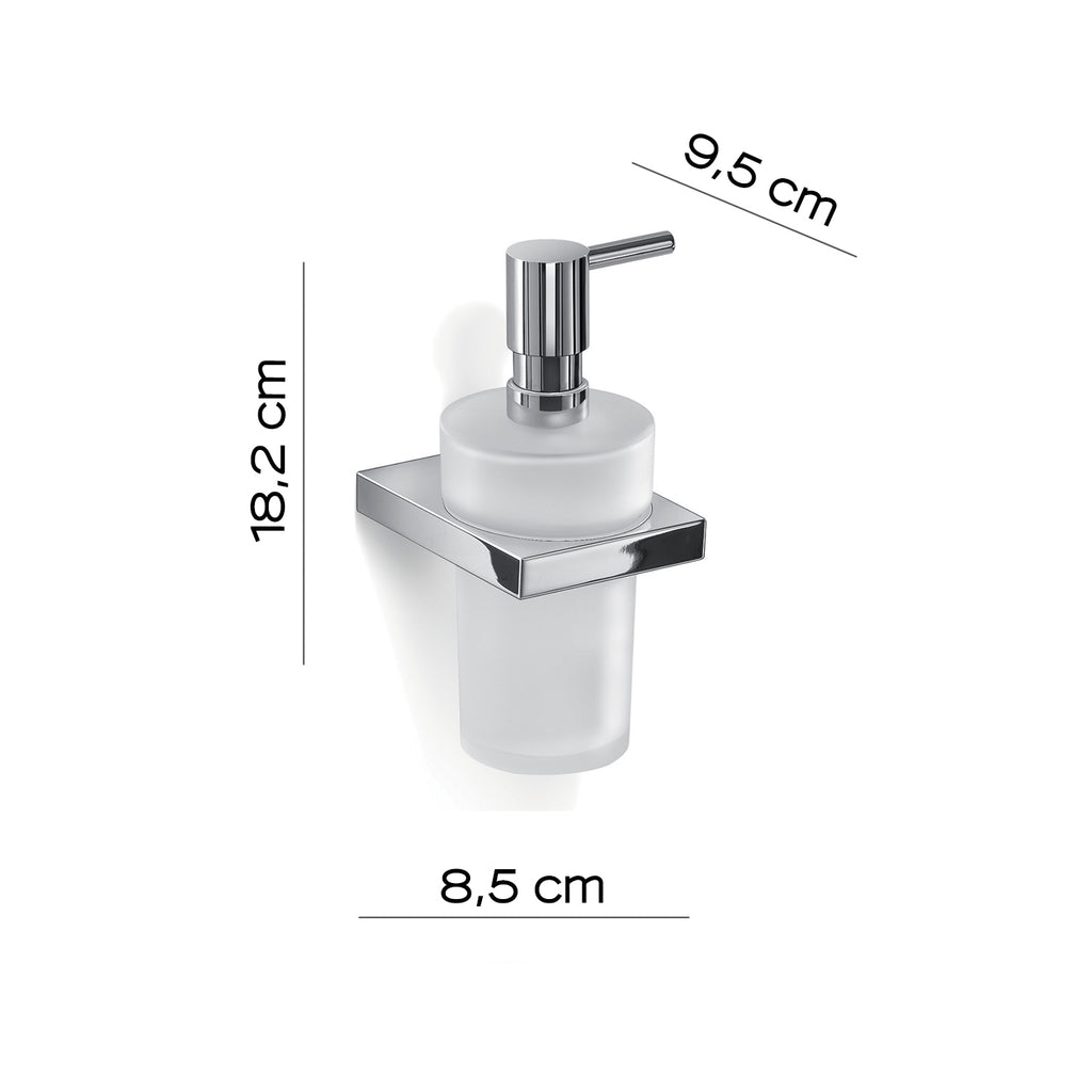 Dosasapone in Ottone e Cromall Gedy serie Lanzarote - Cromato