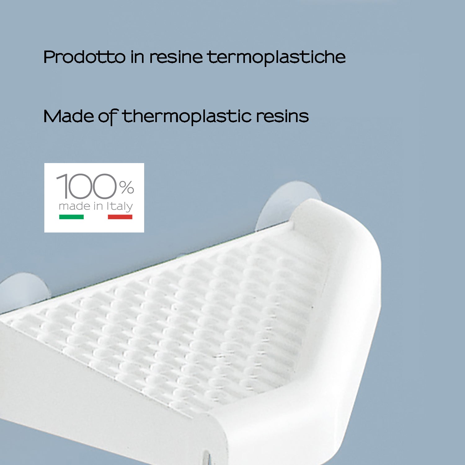 Portaoggetti angolare doccia di Gedy serie Junior - Bianco