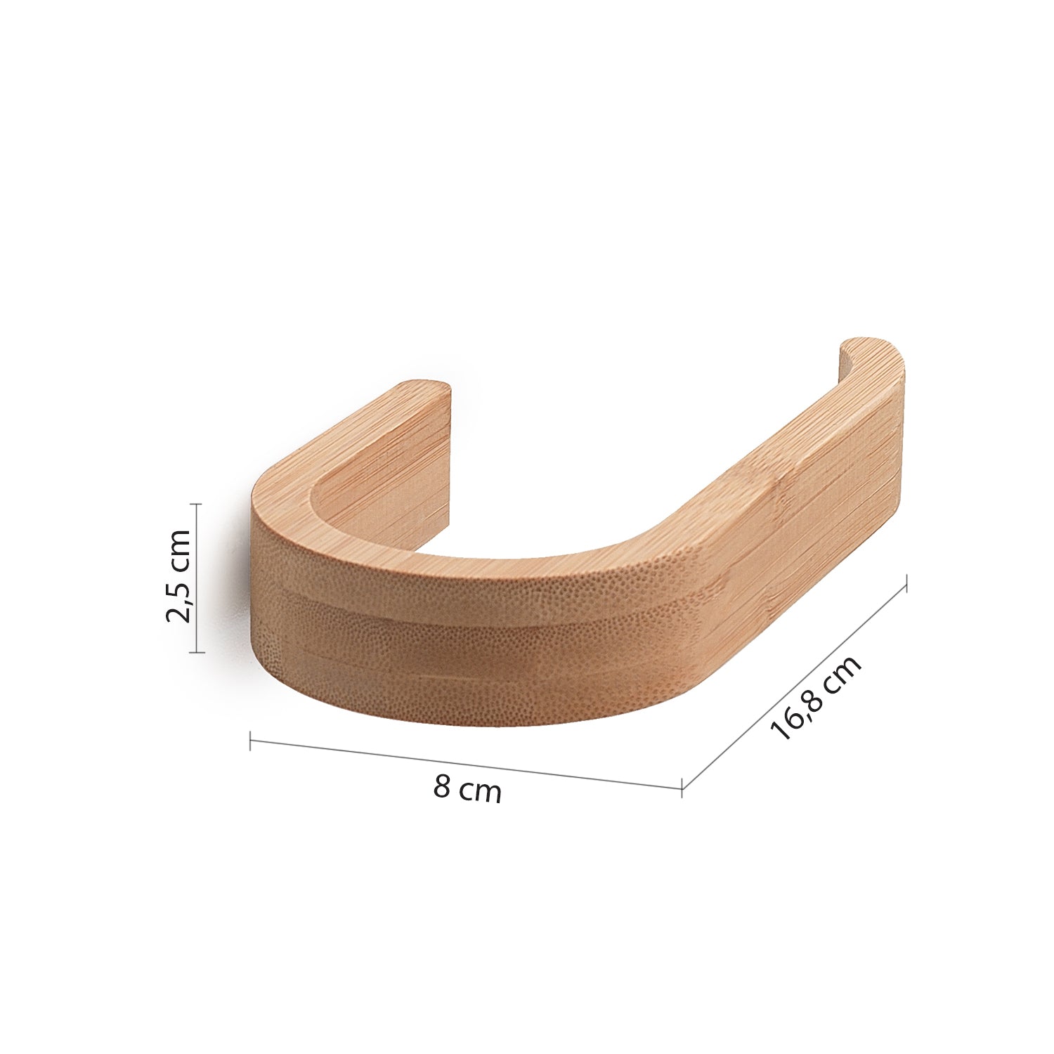 Portarotolo in bambÃ¹ Gedy serie Himalaya - Naturale