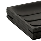 Portasapone da appoggio in resina di Gedy serie Quadrotto - Nero