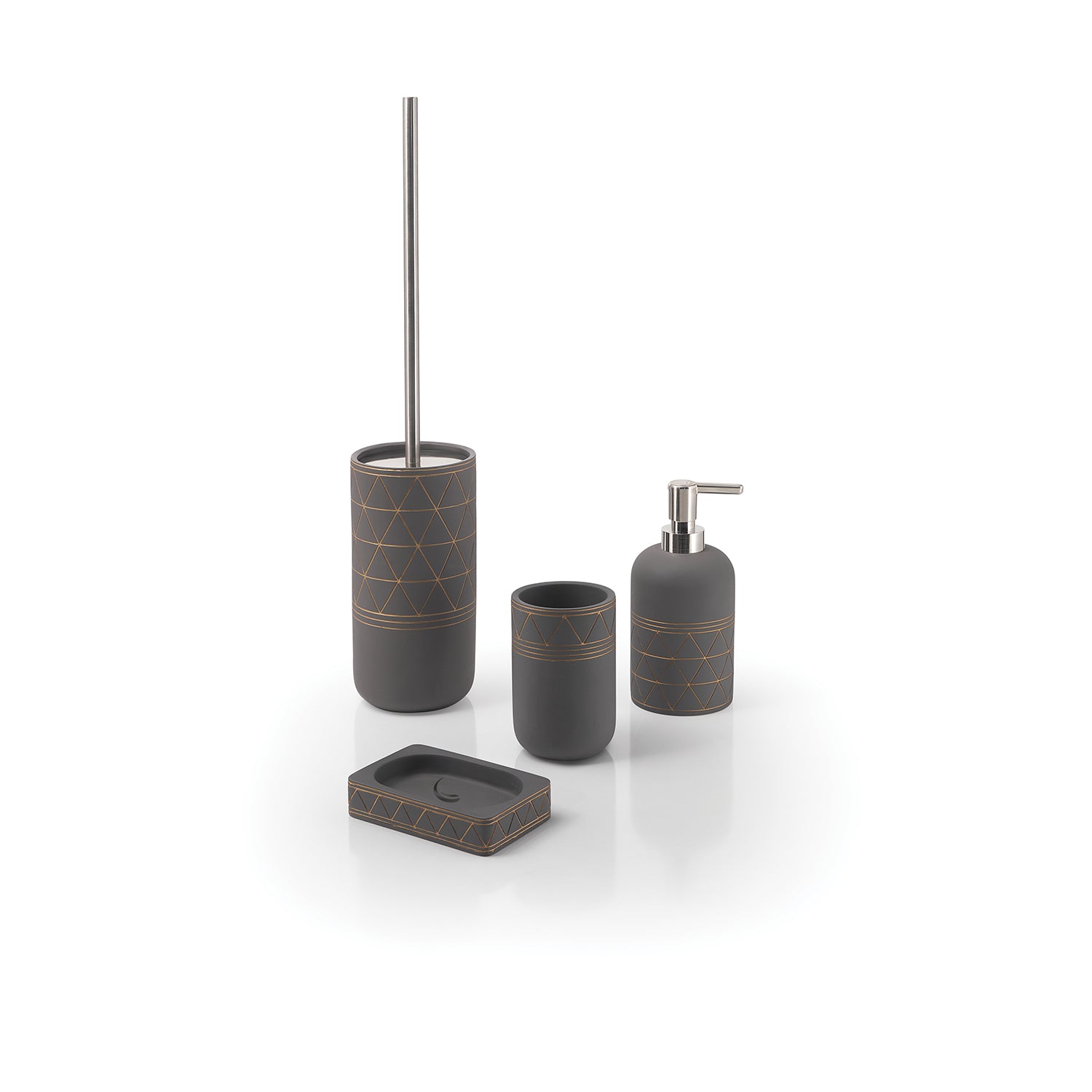 Scopino in cemento Gedy serie Calipso - Grigio