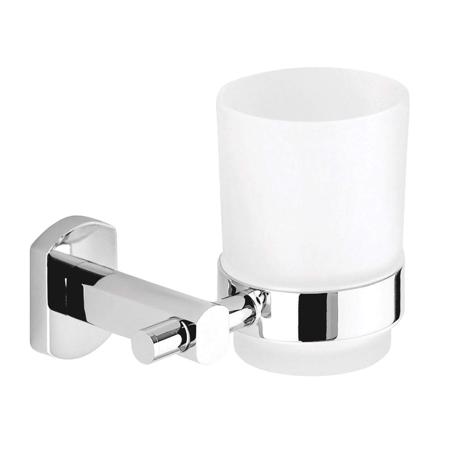 Portaspazzolini a parete di Gedy serie Edera Plus - Cromato